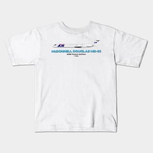 McDonnell Douglas MD-83 - AOM French Airlines Kids T-Shirt